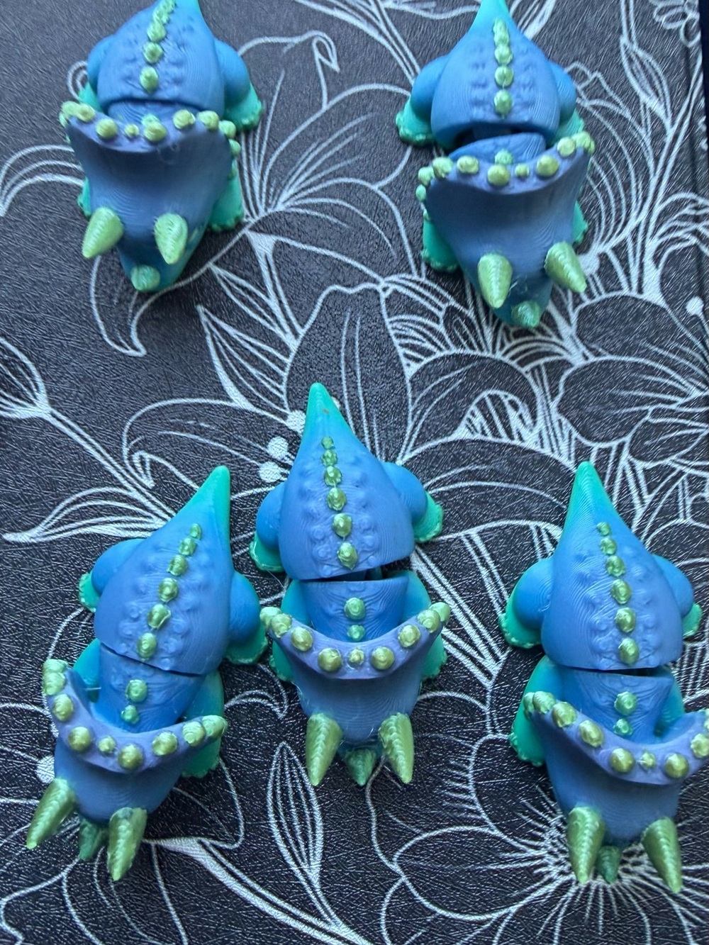 Triceratops 3D moveable toys